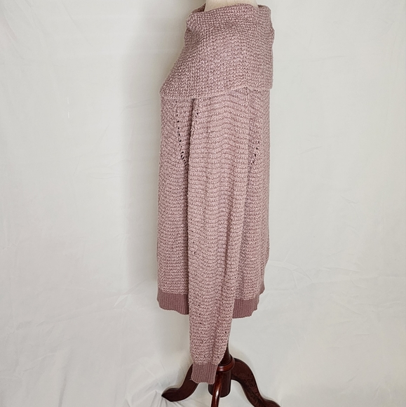 Free People Lilac Rose Sweater Size Large - Picture 8 of 11